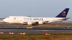 Saudia Cargo Boeing 747 400 F (tc Acf) At Frankfurt Airport