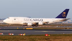 Saudia Cargo Boeing 747 400 F (tc Acf) At Frankfurt Airport