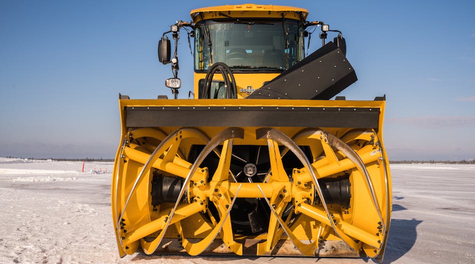 Oshkosh Airport Products will be present at the NEC/AAAE International Aviation Snow Symposium featuring snow trucks from the new, fourth-generation Oshkosh H-Series including the dual engine blower, dual engine broom, and multi-purpose vehicle.