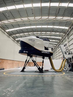 The simulator has level D certification, the maximum certification available. The simulator has level D certification, the maximum certification available.