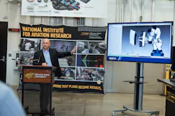 John Tomblin discusses the $2 million grant awarded to Wichita State to fund advanced composites technology. John Tomblin discusses the $2 million grant awarded to Wichita State to fund advanced composites technology.