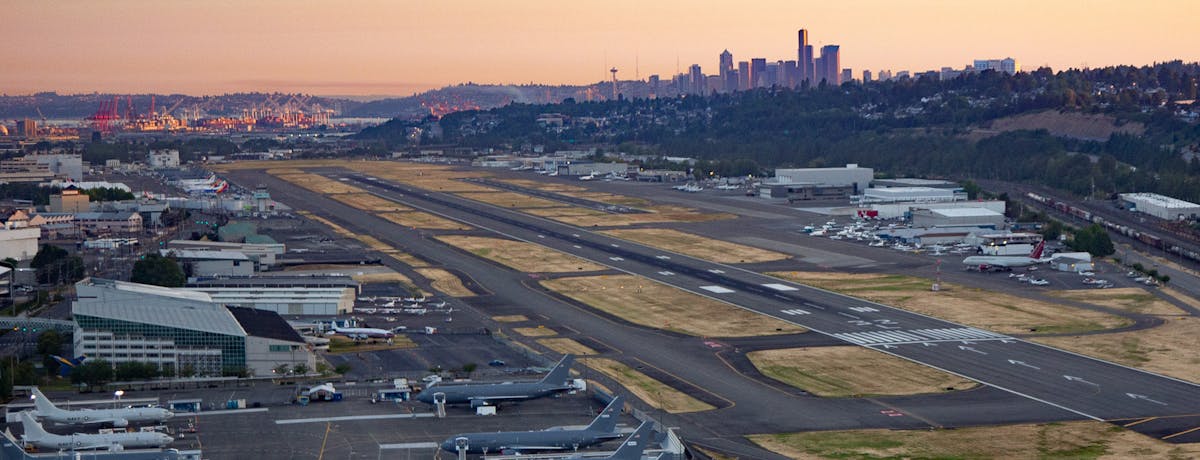 King County International Airport-Boeing Field is one of the busiest non-hub airports in the U.S. Designed to FAA Group IV standards, the airport averages 200,000 takeoffs and landings each.