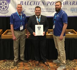 Members of the CEA Snow Crew receive the Balchen/Post Award in Buffalo, NY.