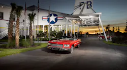 Designed after a Corsair aircraft, the Bent Wing Flight Services FBO celebrates the history of the Fernandina Beach Municipal Airport.