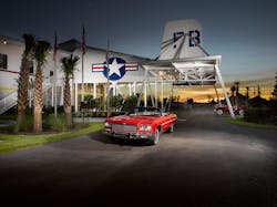 Designed after a Corsair aircraft, the Bent Wing Flight Services FBO celebrates the history of the Fernandina Beach Municipal Airport. Designed after a Corsair aircraft, the Bent Wing Flight Services FBO celebrates the history of the Fernandina Beach Municipal Airport.