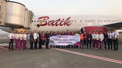 Inaugural Flight Batik Air