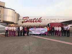 Inaugural Flight Batik Air