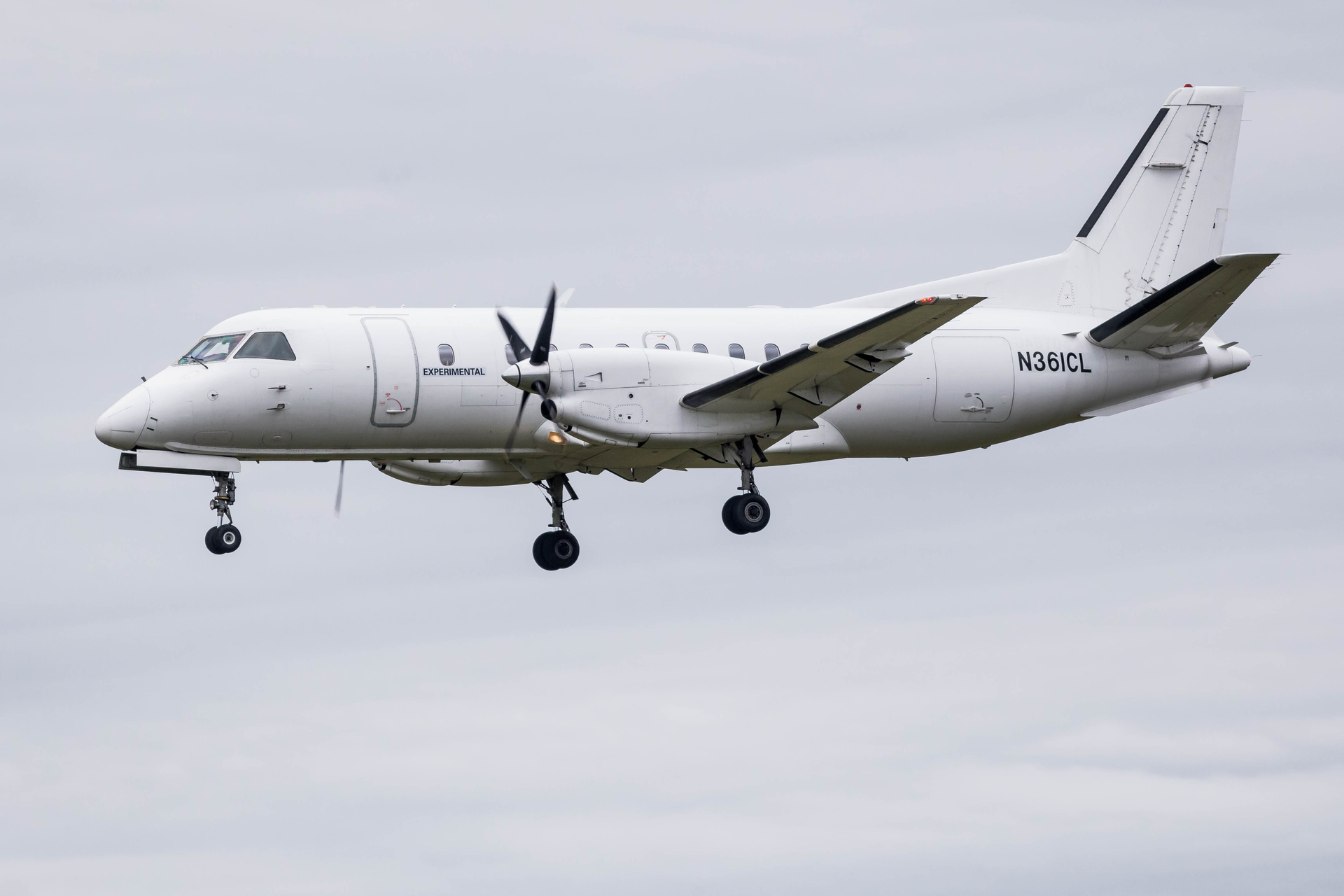 Saab 340 Ads B Test Flight 1