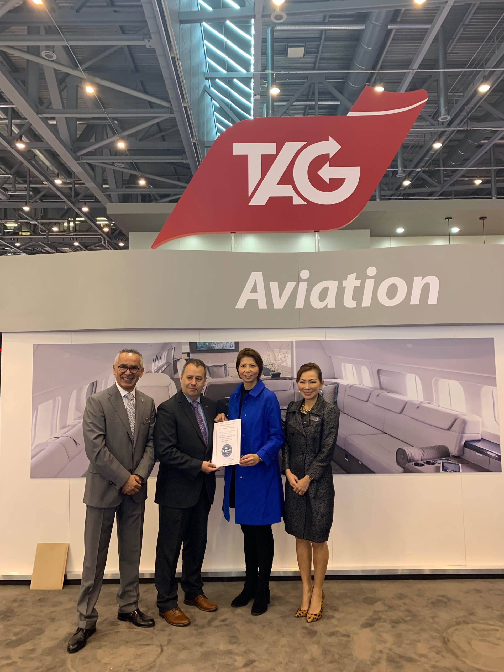 Tag Aviation Macau Fbo Receives Is Bah Accreditation For Ground Handling Operations At Ebace 2019 5ce563d0b5d92
