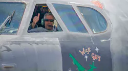 Col. Robert Burgess, 307th Operations Group commander, gives a thumbs up after flying a B-52 Stratofortress, nicknamed 'Wise Guy,' to Barksdale Air Force Base, La., May 14, 2019. The bomber had been at the 309th Aerospace Maintenance and Regeneration Group at Davis-Monthan AFB, Ariz. since 2008. It took a team of Reserve Citizen Airmen and their active-duty counterparts four months to prepare 'Wise Guy' for flight after its decade-long hiatus at AMARG.