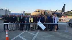 Silver Airways team members, Okaloosa County officials and Invisible Wounds Center launch first flight from Destin to Orlando aboard Silver Airways’ military-themed aircraft “Bravo Zulu”