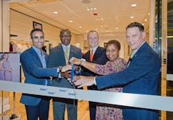 Pictured from left to right: George Nahra, SVP, Strategy, Business Development, & International, Chico’s FAS, Inc.; Ricky Smith, Executive Director, BWI Marshall Airport; Padraig Drennan, President & CEO, Stellar Partners, Inc.; Mary Morgan, President & CEO, Morgan Group Ventures, Inc.; Brett Kelly, Senior Vice President, Fraport USA. Pictured from left to right: George Nahra, SVP, Strategy, Business Development, & International, Chico’s FAS, Inc.; Ricky Smith, Executive Director, BWI Marshall Airport; Padraig Drennan, President & CEO, Stellar Partners, Inc.; Mary Morgan, President & CEO, Morgan Group Ventures, Inc.; Brett Kelly, Senior Vice President, Fraport USA.