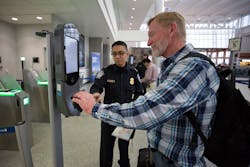 Passengers can benefit from biometrics by speeding up the screening process in airports.