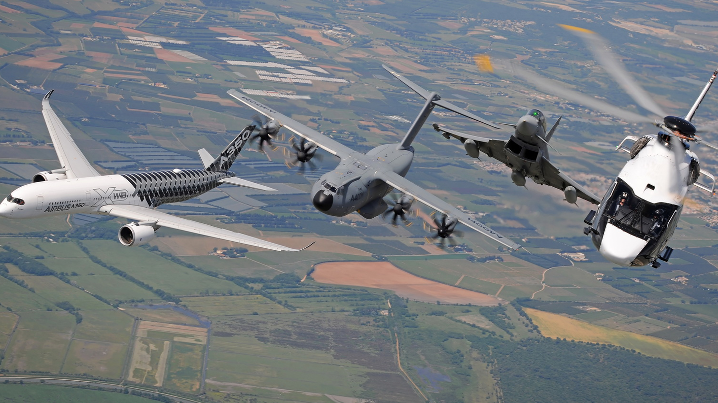 Airbus Aircrafts Helicopters Family Flight