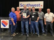 Left to Right: Allen Brown (Southwest Airlines), Larry Laney (Southwest Airlines), Chris Bennett (Continental CST District Manager), Rick Waugh (Southwest Airlines), Jason Stickley (Continental CST Key Account Manager), Charles Johnson (Southwest Airlines), and Don Redwine (Southwest Airlines).