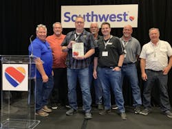 Left to Right: Allen Brown (Southwest Airlines), Larry Laney (Southwest Airlines), Chris Bennett (Continental CST District Manager), Rick Waugh (Southwest Airlines), Jason Stickley (Continental CST Key Account Manager), Charles Johnson (Southwest Airlines), and Don Redwine (Southwest Airlines). Left to Right: Allen Brown (Southwest Airlines), Larry Laney (Southwest Airlines), Chris Bennett (Continental CST District Manager), Rick Waugh (Southwest Airlines), Jason Stickley (Continental CST Key Account Manager), Charles Johnson (Southwest Airlines), and Don Redwine (Southwest Airlines).