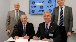 GE Vice Chair and GE Aviation President and CEO David Joyce, Nordic Aviation Capital Chief Operating Officer Tom Turley, GE Aviation Regional Engines & Services General Manager David Kircher and Nordic Aviation Capital Chairman of the Board Martin Moller