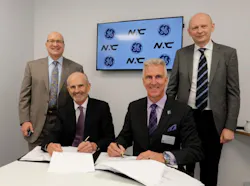 GE Vice Chair and GE Aviation President and CEO David Joyce, Nordic Aviation Capital Chief Operating Officer Tom Turley, GE Aviation Regional Engines & Services General Manager David Kircher and Nordic Aviation Capital Chairman of the Board Martin Moller