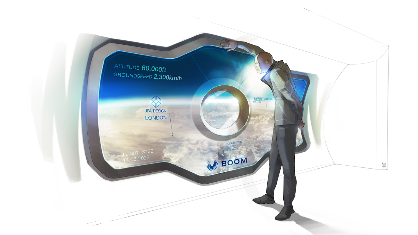 Boom Supersonic Partners with JPA Design to Develop Interior for Overture, Its Revolutionary Mach-2.2 Airliner