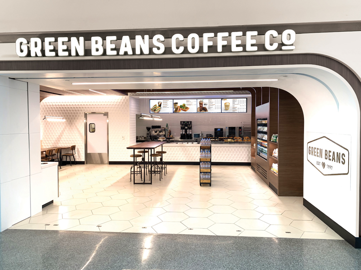 Green Beans Coffee Debuts Rebrand with New Location at SFO’s