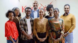 The full Krimson team, including (back, from left) Helina Teshome, Dawit Lemma, Nadia Getachew, Yoseph Moges, (front) Lemlem Mitiku, Yonas Desalgne, Betelhem Shumu and Edomgenet Sentayehu. The full Krimson team, including (back, from left) Helina Teshome, Dawit Lemma, Nadia Getachew, Yoseph Moges, (front) Lemlem Mitiku, Yonas Desalgne, Betelhem Shumu and Edomgenet Sentayehu.