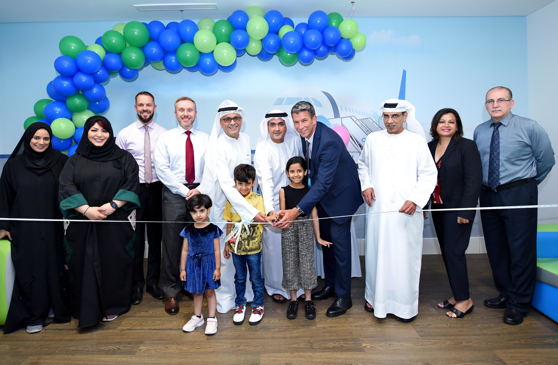 Dnata's New Lounge Was Inaugurated By Dnata's Senior Management And Three Young Flyers