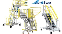 Rolling Access Tooling Platform Equipment With Rolling Stairs