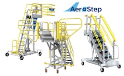Rolling Access Tooling Platform Equipment With Rolling Stairs