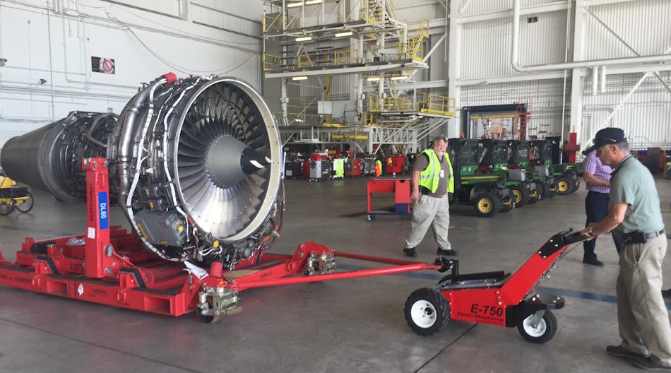 Power Pusher Trailer Mover Moving Plane Engine