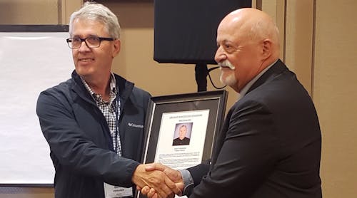 Bert Vergeer Win Air Receiving 2019 Amec (cfamea) Ame Hall Of Fame Award From President Sam Longo