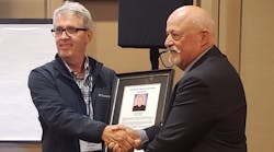 Bert Vergeer Win Air Receiving 2019 Amec (cfamea) Ame Hall Of Fame Award From President Sam Longo