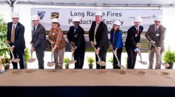 Lockheed Martin Director Justin Routon; Lockheed Martin Vice President Brian O’connor; City Of East Camden Mayor Angie Mc Adoo; Camden Mayor Julian Lott; Lockheed Martin Vice President Gd Woods; Lockheed Martin Vice President Gaylia Campbell; Arkansas Economic Development Commission Executive Director Mike Preston; And Executive Director Ouachita Partnership For Economic Development James Lee Silliman Officially Break Ground On The New Long Range Fires Production Facility