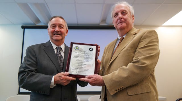 Lou Ramm Honored As Master Mechanic