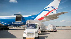CargoLogicAir freighter at Frankfurt Airport