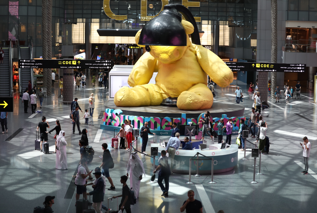 Summer In Qatar Activation At Hamad International Airport 5d6e858cb90c1