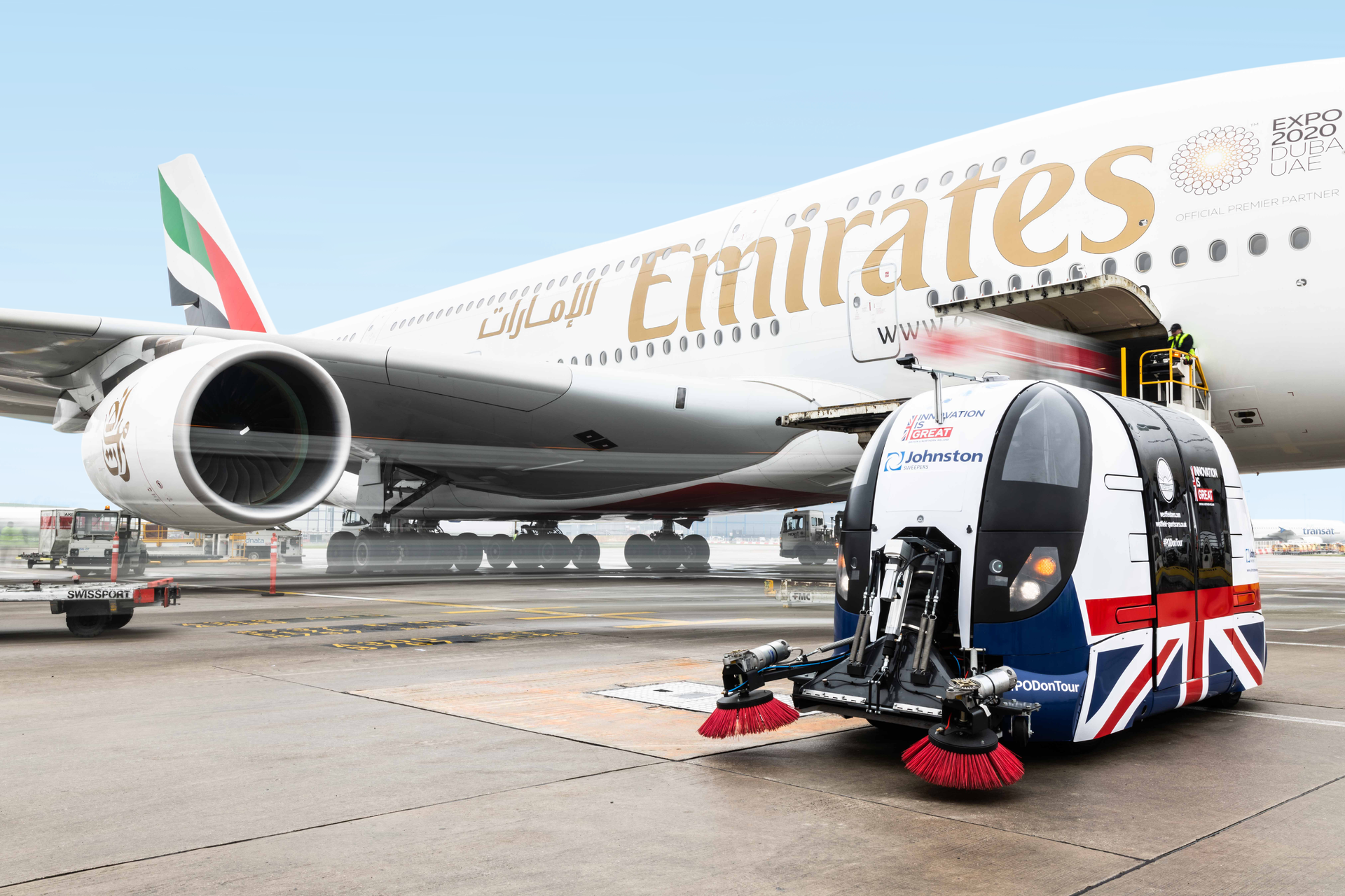 The AutoSweep brings together a Westfield POD and a Johnston Sweeper to make the UK&rsquo;s first fully autonomous, electric road sweeper.