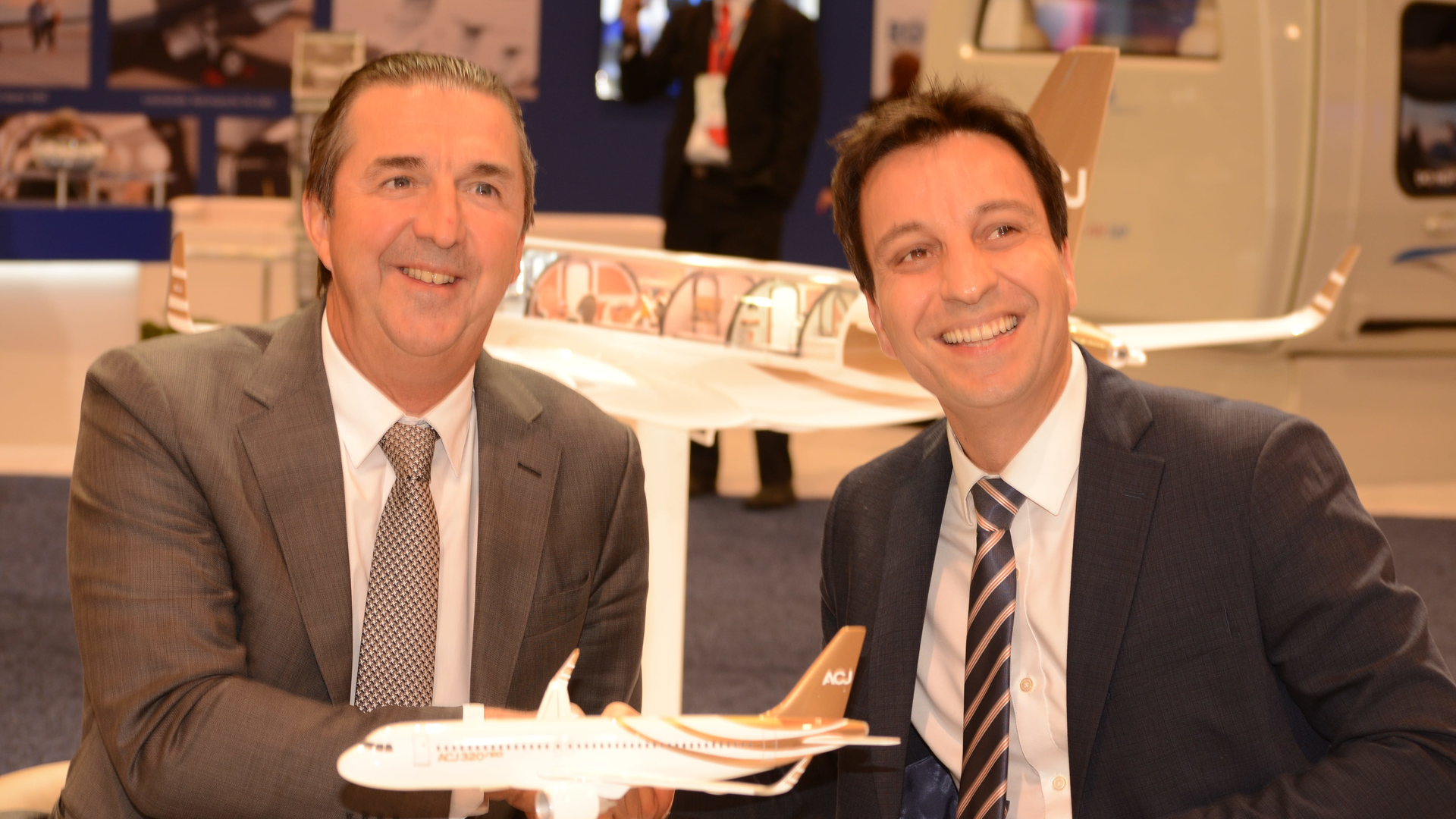 Benoit Defforge President Acj Daniel Soltani Svp Sb Development At Sabena Technics 5db082b06a71c