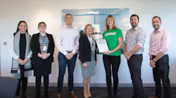 ACS Charity team and Emma from Macmillan.