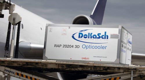 Do Ka Sch Ts Press Picture Of Opticooler Container On Airport Apron Hires