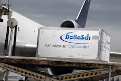 Do Ka Sch Ts Press Picture Of Opticooler Container On Airport Apron Hires
