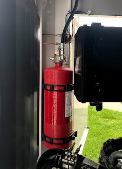 Firetrace Intl Cylinder Installed