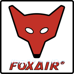 Fox Air Logo Snow Registered