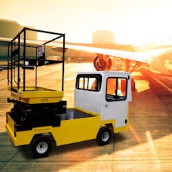 Ground Support Worldwide Payloader With Scissor Lift