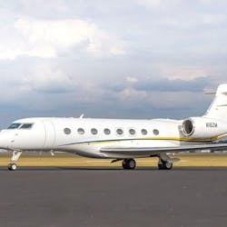 Ultra long-range G650 will be on static display at Henderson Executive Airport.
