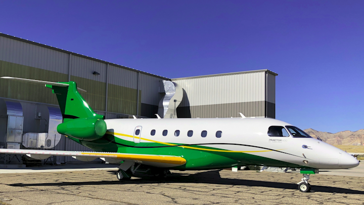 West Star Aviation Completes Custom Paint Job On Their First Embraer Praetor 600 Aviation Pros