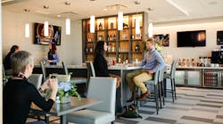 Demand for airport lounge space continues to increase due to the rise of high-end lounge offerings.