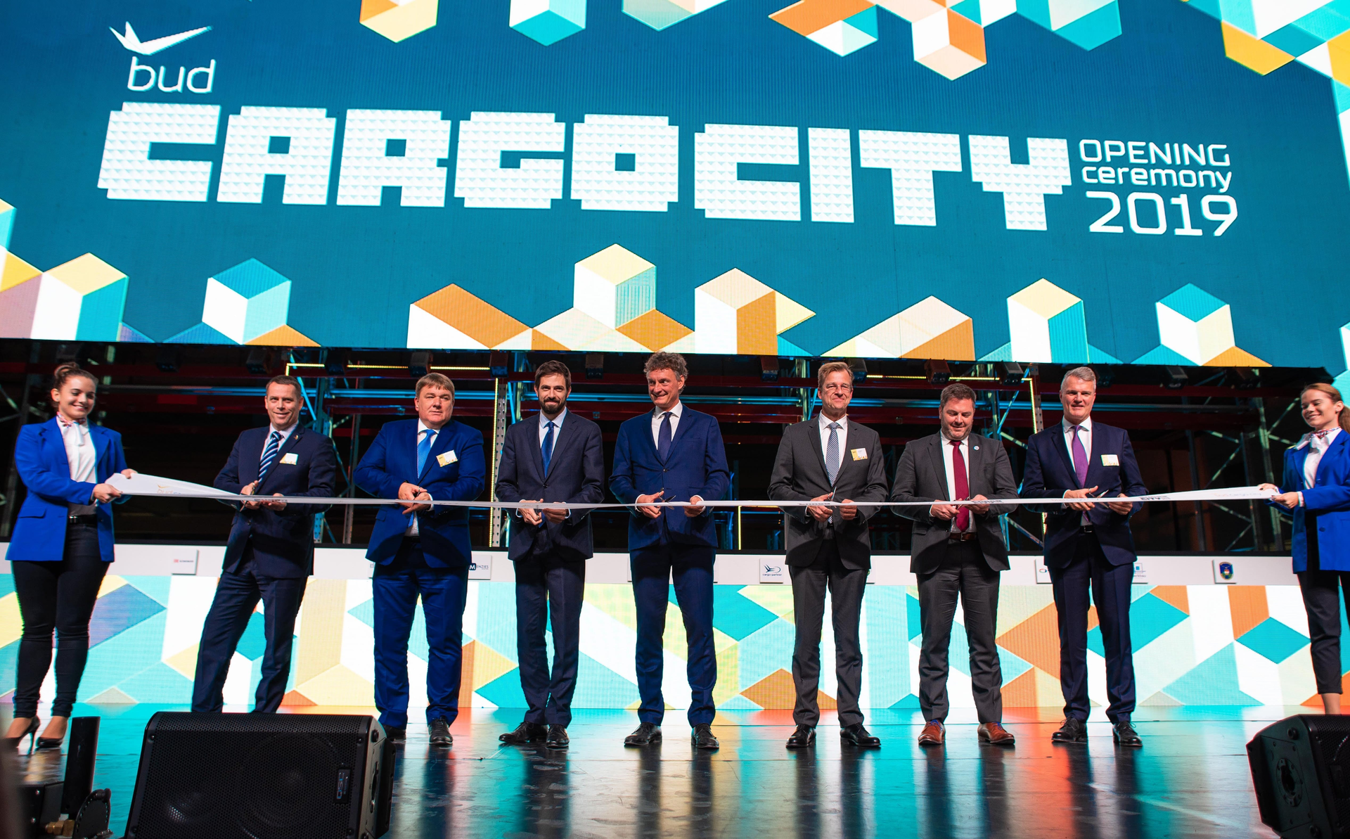 Cargo City Opening Ribbon Cutting
