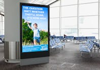 Digital signage already pervades most airports, guiding travelers to their gates, to shops where they can pick up last-minute souvenirs, and places where they can charge their phones.