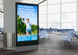 Digital signage already pervades most airports, guiding travelers to their gates, to shops where they can pick up last-minute souvenirs, and places where they can charge their phones. Digital signage already pervades most airports, guiding travelers to their gates, to shops where they can pick up last-minute souvenirs, and places where they can charge their phones.