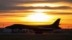 A B-1B Lancer taxis toward the runway during a Bomber Agile Combat Employment exercise at Naval Air Station Fort Worth Joint Reserve Base, Texas, Dec. 12, 2019. The training is part of a local initiative at Dyess Air Force Base, Texas, to develop and improve Airmen’s capability to deploy B-1B Lancer aircraft, personnel and equipment to austere or unfamiliar locations worldwide and on short notice in support of Air Force strategic objectives.